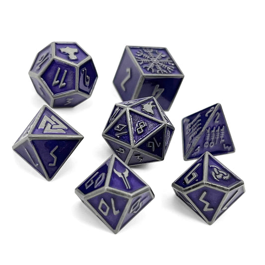 Doppelgänger - Norse Themed Metal Dice Set - 