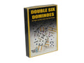Dominoes - Double Six White Color Dot Dominoes in Color Box - 