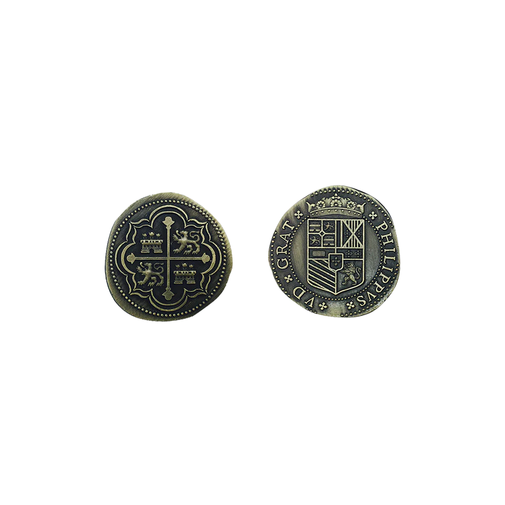 Adventure Coins – Pirate Doubloon Metal Coins Variety Pack Set of 10 Historical