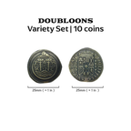 Adventure Coins – Pirate Doubloon Metal Coins Variety Pack Set of 10 Historical