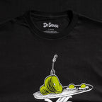 Dr Seuss Green Eggs and Ham Adult Short Sleeves Black T-Shirt - XS