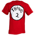 Dr Seuss Thing 2 Adult Short Sleeves Red T-Shirt - XS