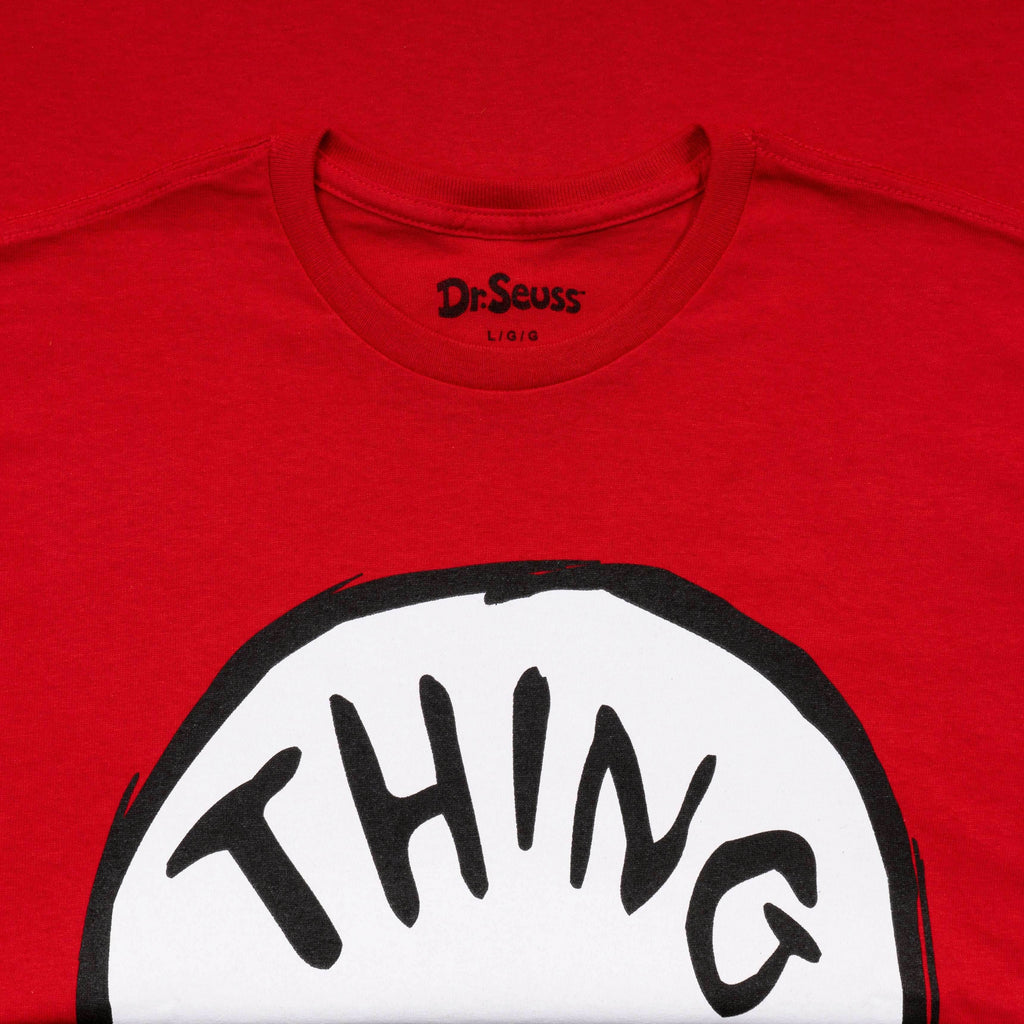 Dr Seuss Thing 2 Adult Short Sleeves Red T-Shirt - XS