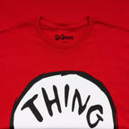 Dr Seuss Thing 2 Adult Short Sleeves Red T-Shirt - XS