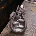 Dragon Cascading Ceramic Backflow Incense Burner - 