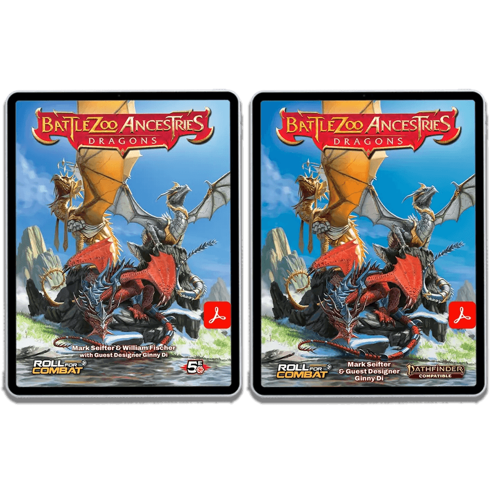 Battlezoo Ancestries: Dragons PDF - D&D 5E and Pathfinder 2e / PDF Only