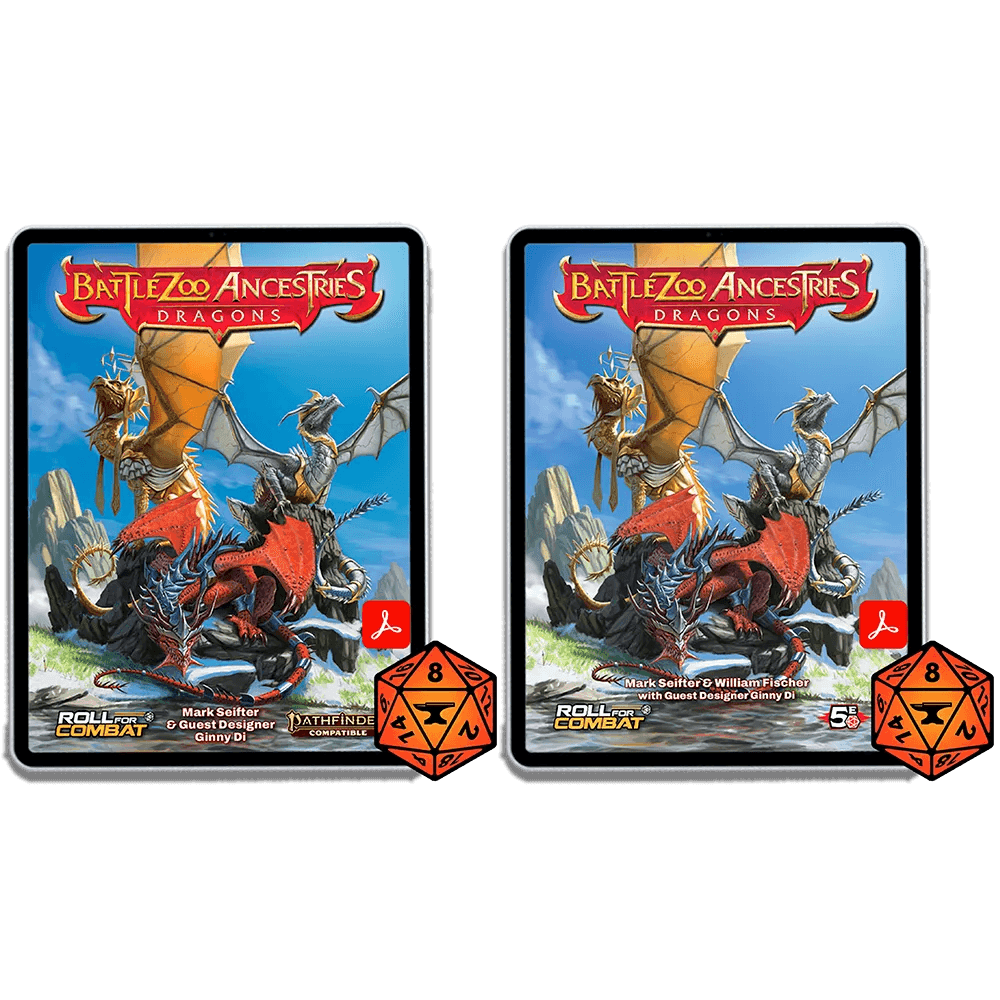 Battlezoo Ancestries: Dragons PDF - D&D 5E and Pathfinder 2e / PDF & Foundry VTT Module