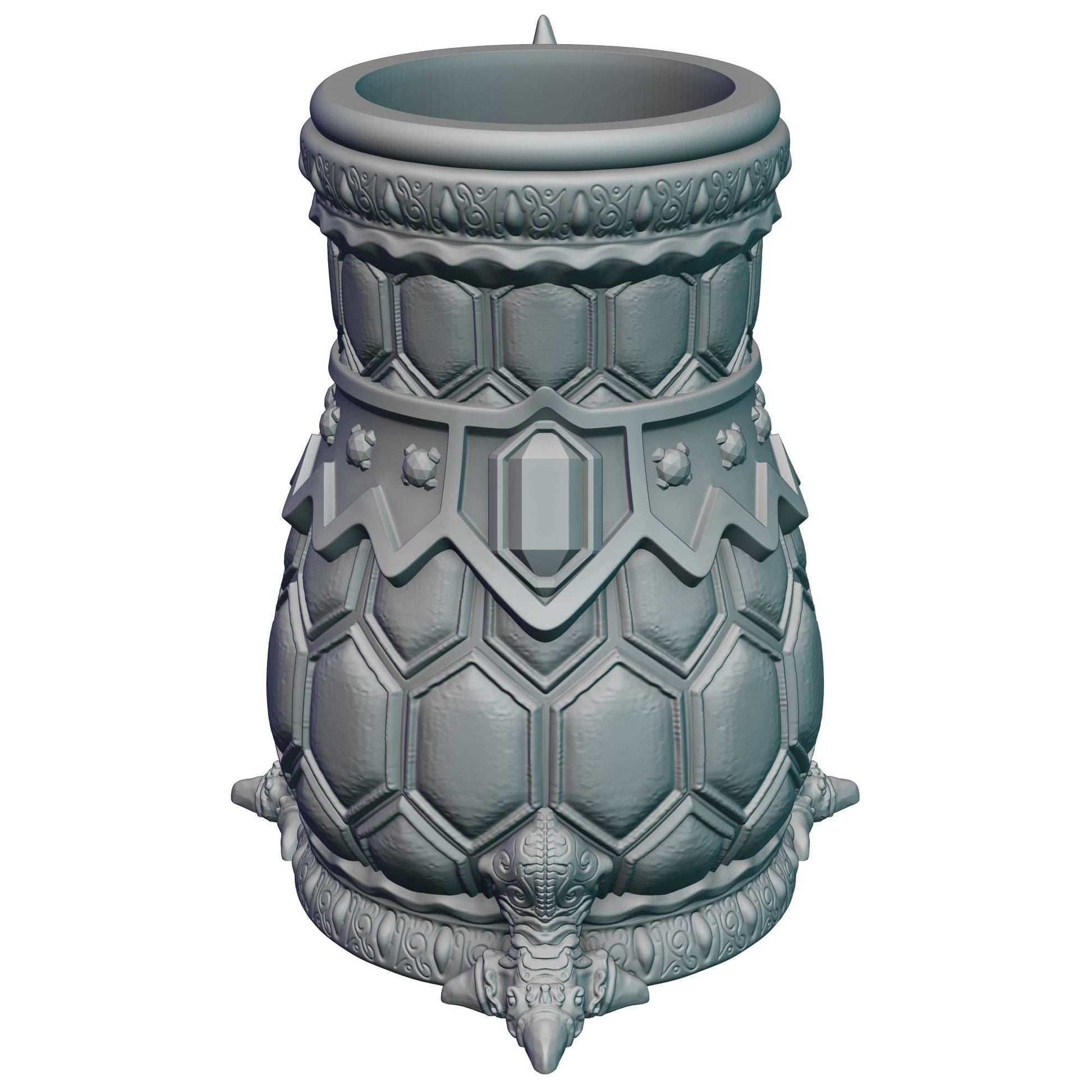 Dragon Blooded Mug (No Handle Version) - Tier 1 / Screw Top with Lid