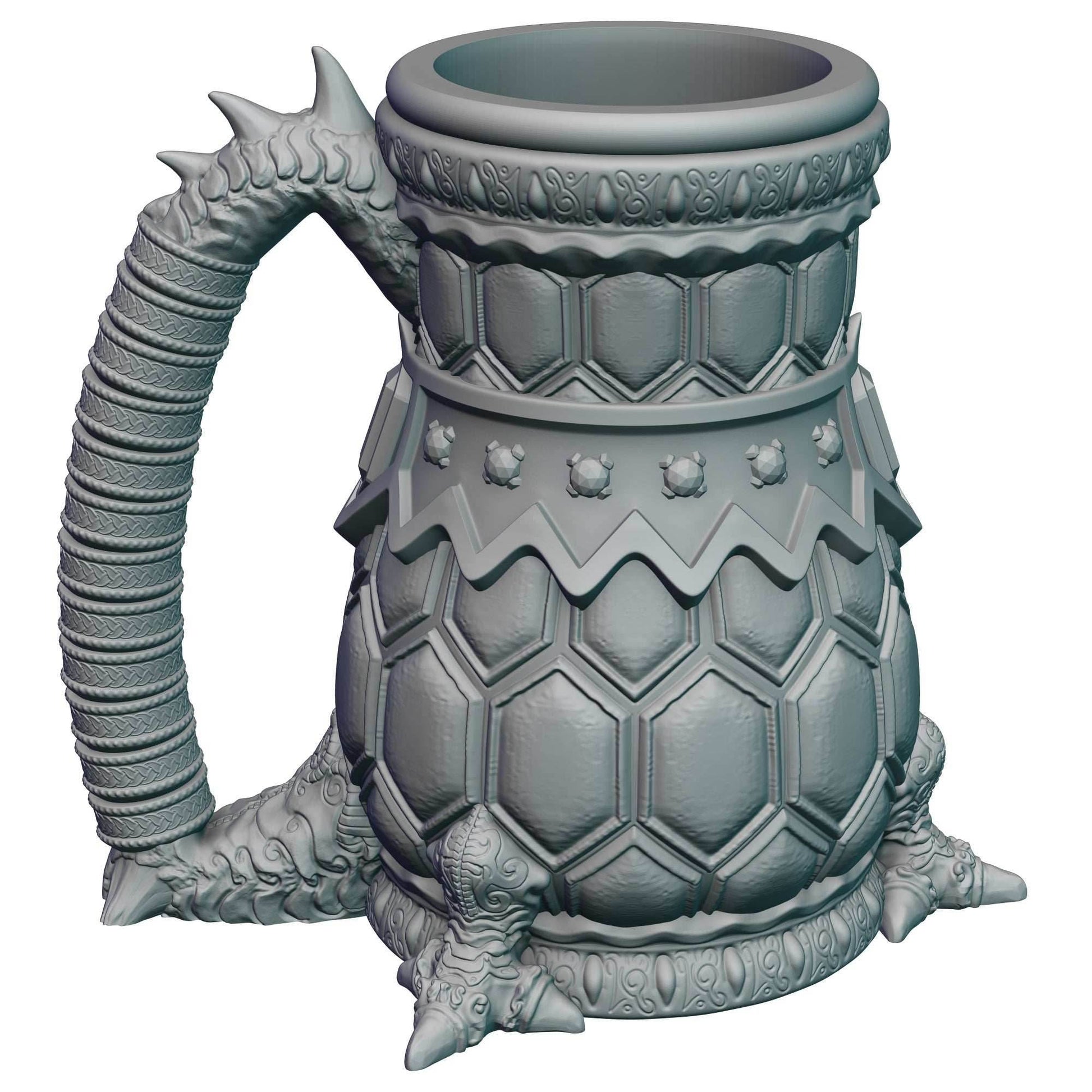 Dragon Blooded Mug (Handle Version) - Tier 1 / Screw Top with Lid