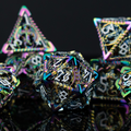Dragonguard Hollow Metal Dice Set - Iridescent