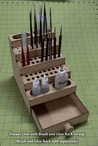 Drawer Add-On For Paint Brush and Glue Rack - 