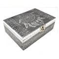Dream Catcher Metal Over Wood Box - 
