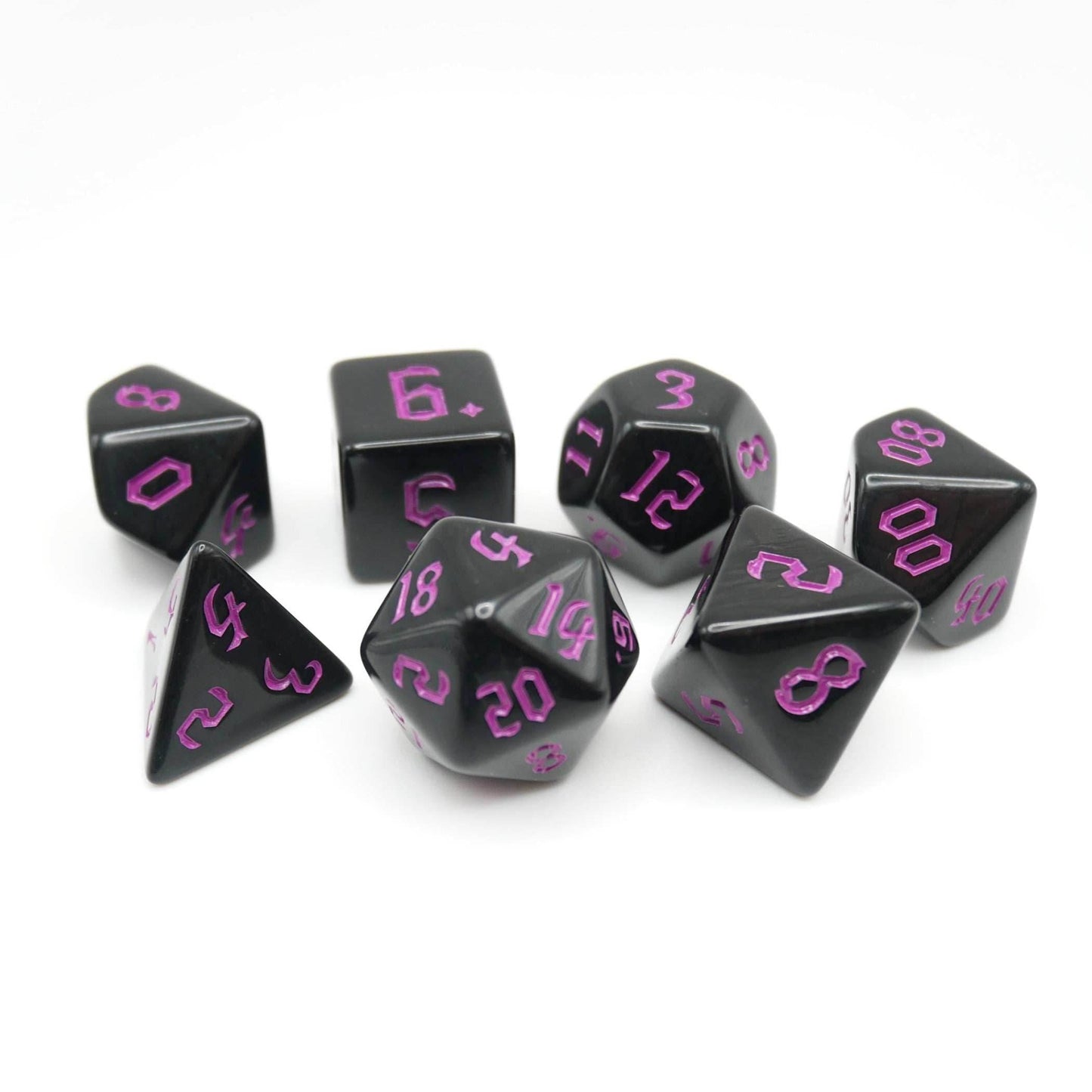 Dream - 7 Piece DnD Dice Set | Acrylic RPG Gaming Dice - 
