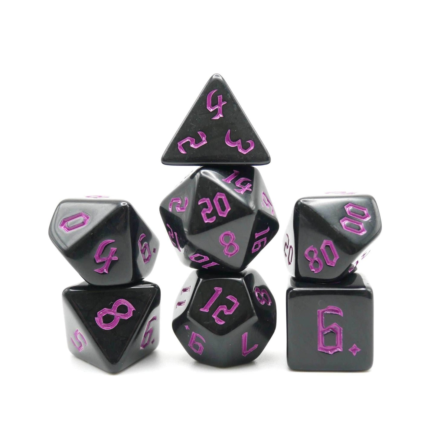 Dream - 7 Piece DnD Dice Set | Acrylic RPG Gaming Dice - 