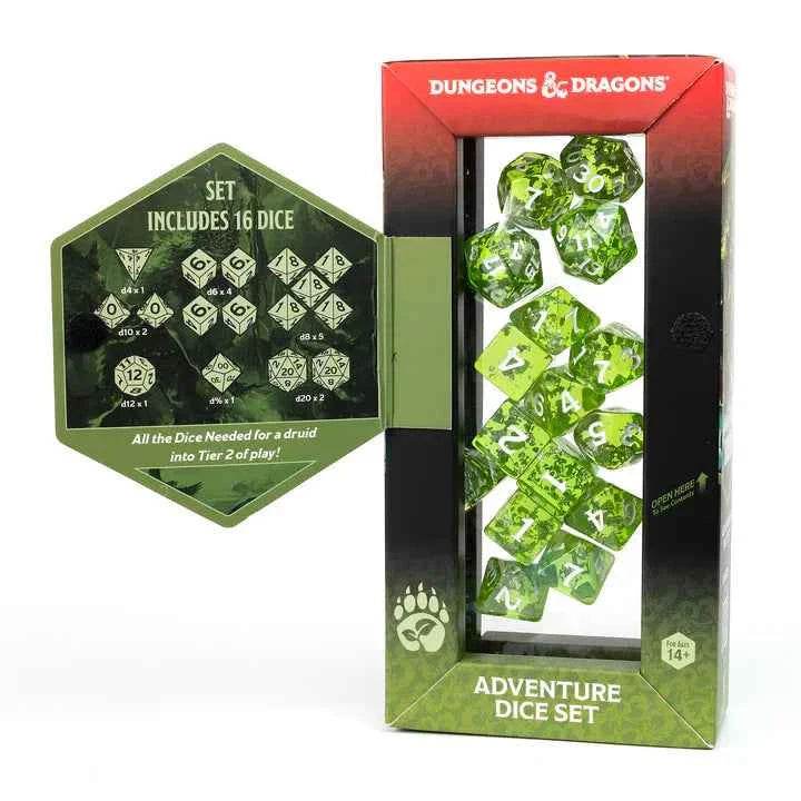 D&D Adventure Dice: Druid (Green) - 