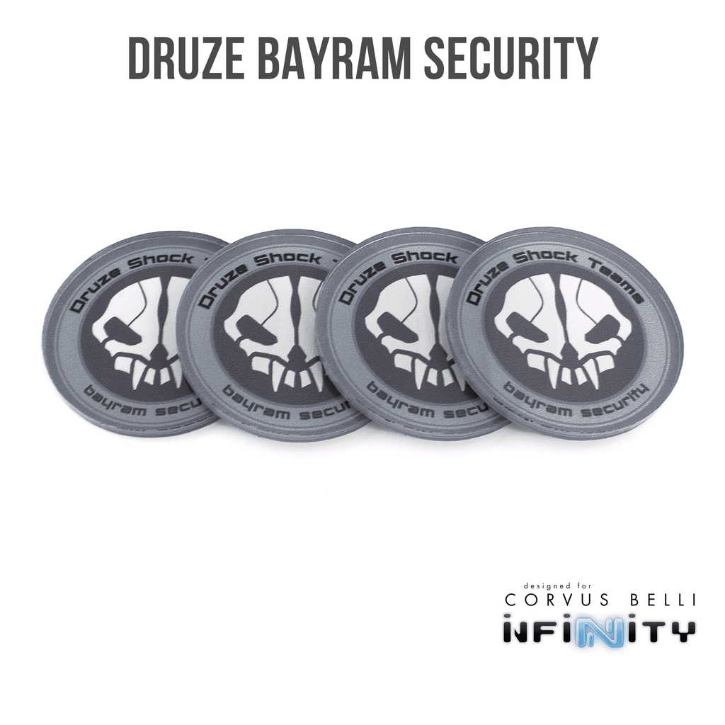 Infinity Faction Command Tokens - Druze Bayram Security
