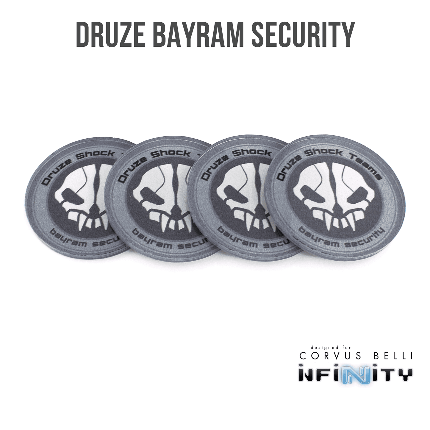 Infinity Faction Command Tokens - Druze Bayram Security