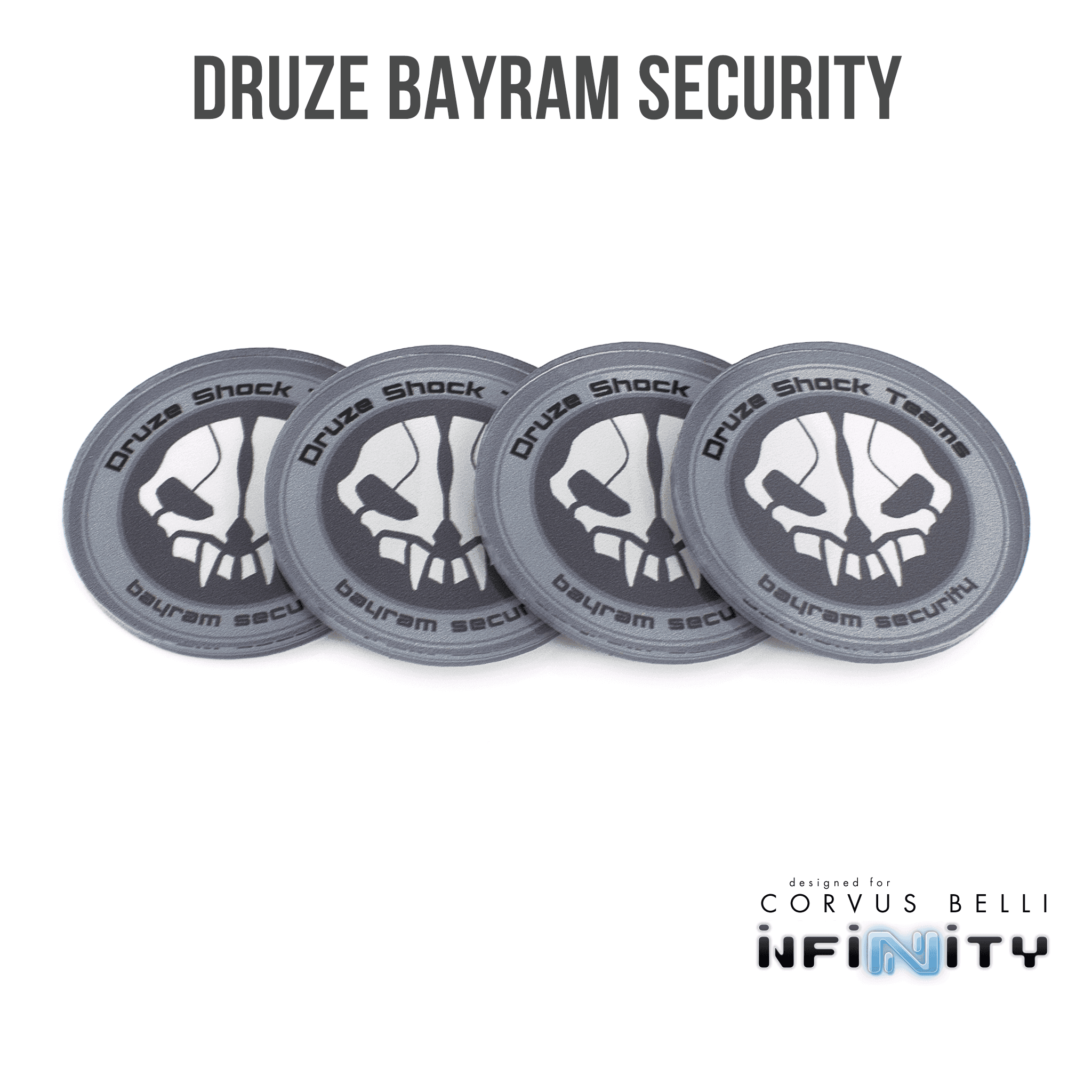 Infinity Faction Command Tokens - Druze Bayram Security