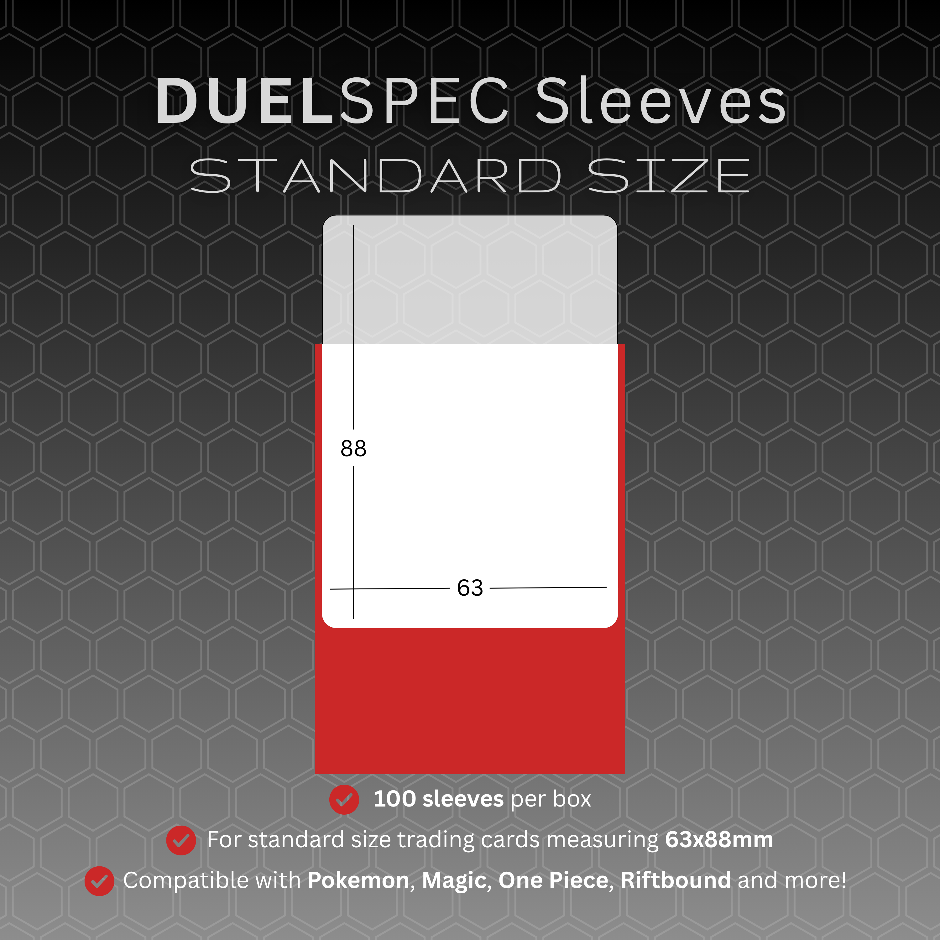 DuelSpec XD Sleeves (Standard)