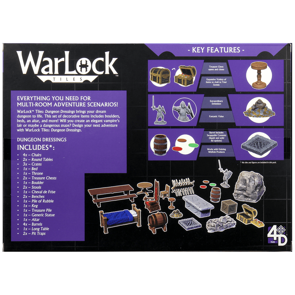 WarLock Tiles: Dungeon Dressings - 
