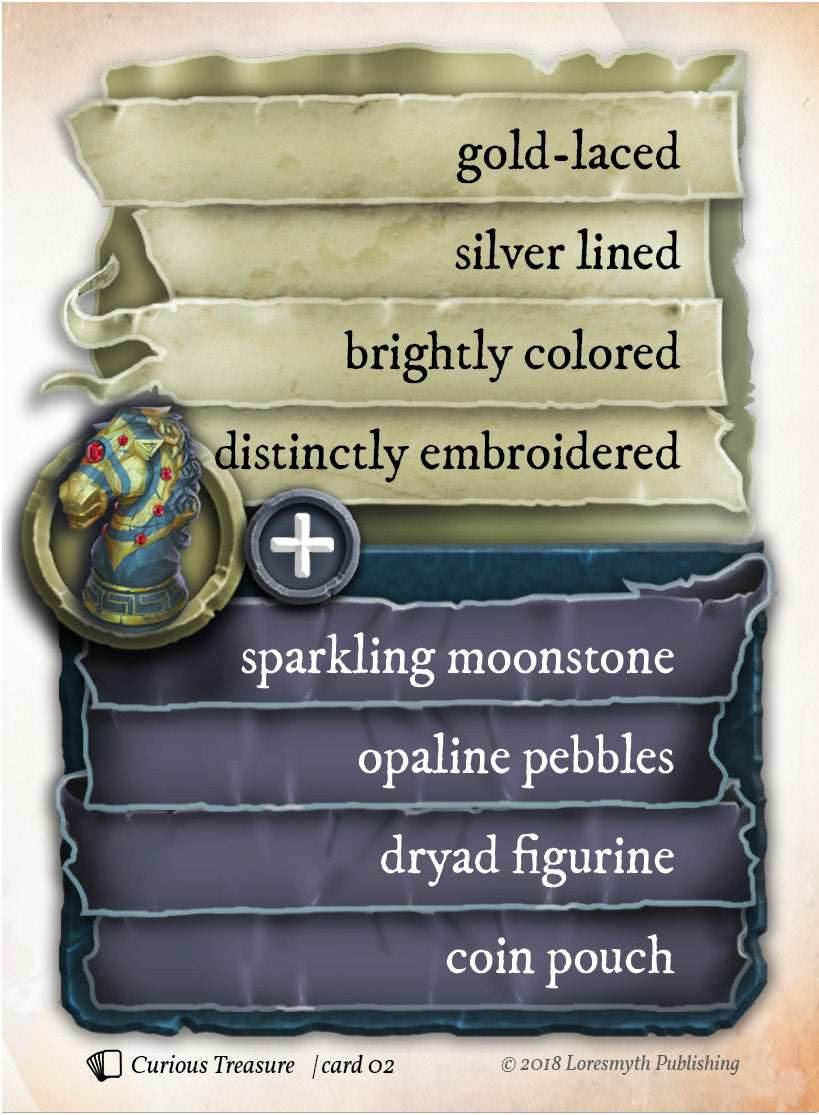 Dungeon Discoveries - Curious Treasure - Card Deck - 
