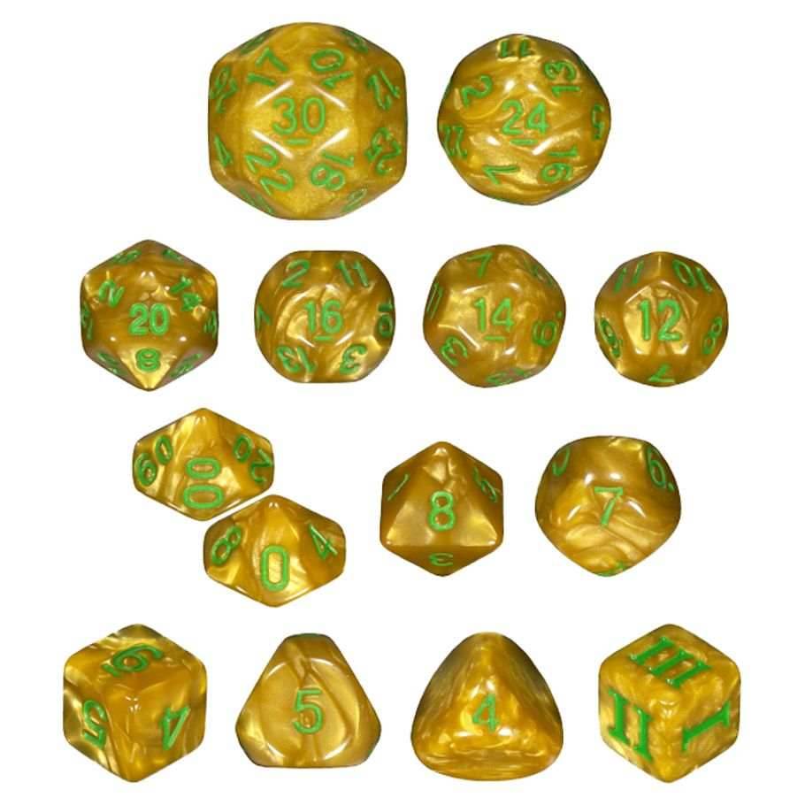 Dungeon Crawl Classics: Dungeon Dice - Dungeon Denizens (14-Set) - 