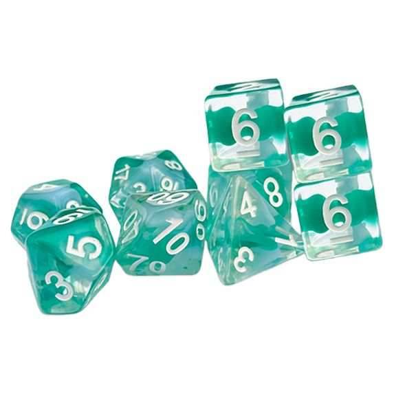 Dungeon Crawl Classics: Traditional Thracian Azure Swirl (9-Set) - 