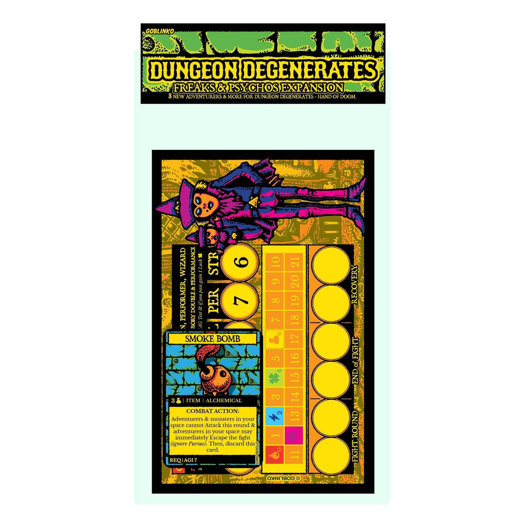 Dungeon Degenerates: Freaks & Psychos Expansion - 