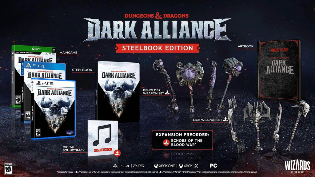 Dungeons & Dragons Dark Alliance Steelbook Edition (Playstation 4) - Game Only
