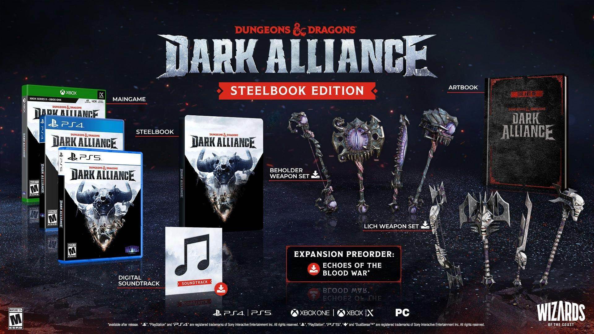Dungeons & Dragons Dark Alliance Steelbook Edition (Playstation 4) - Game Only