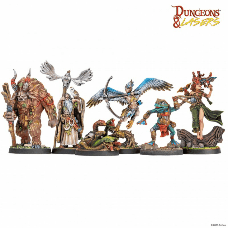 Dungeons & Lasers: Fantasy Miniatures Set - 