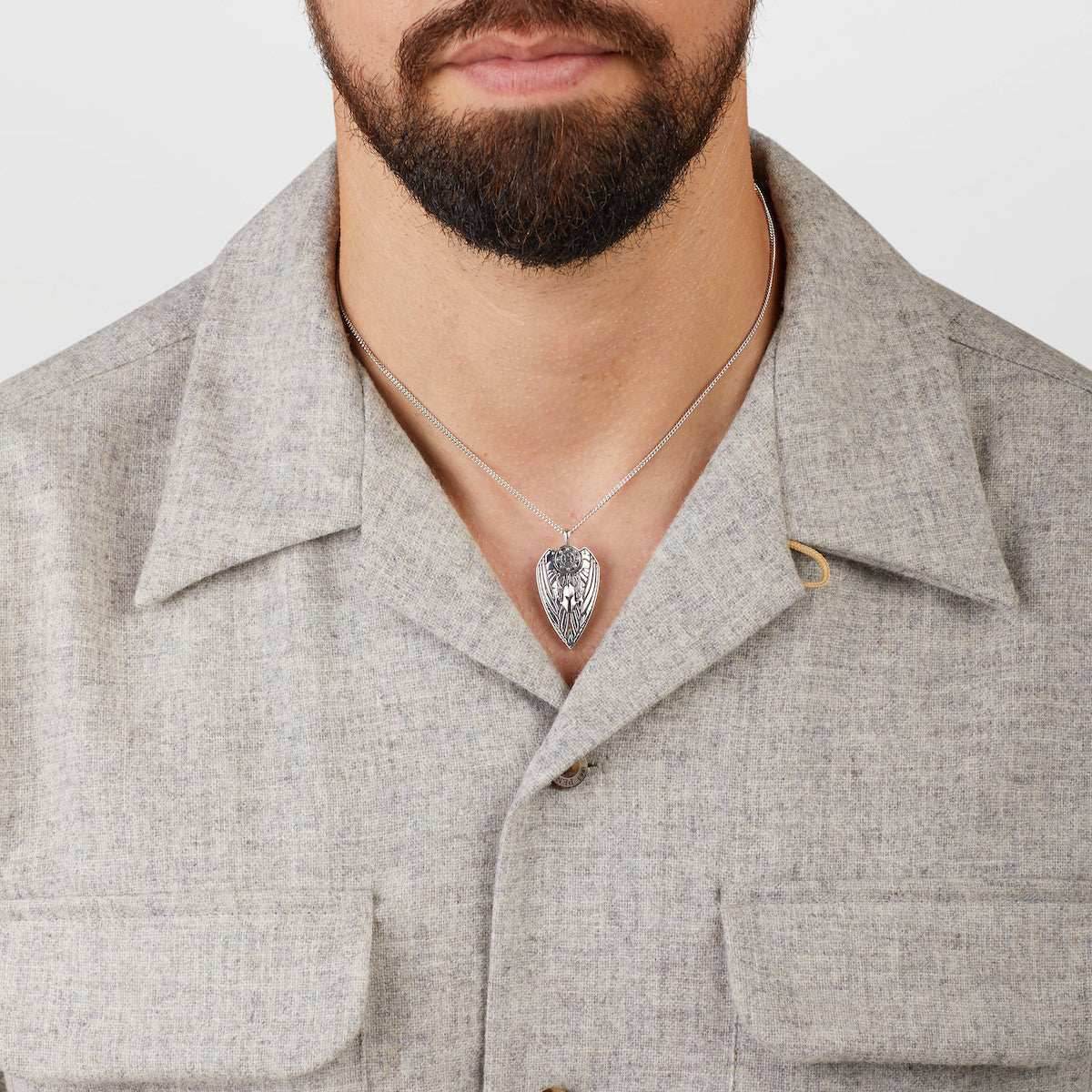 Dungeons and Dragons X RockLove Paladin Shield Necklace - 