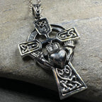 Galway Claddagh Cross Necklace