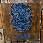 3D Backlit Medusa - Coffin Lid
