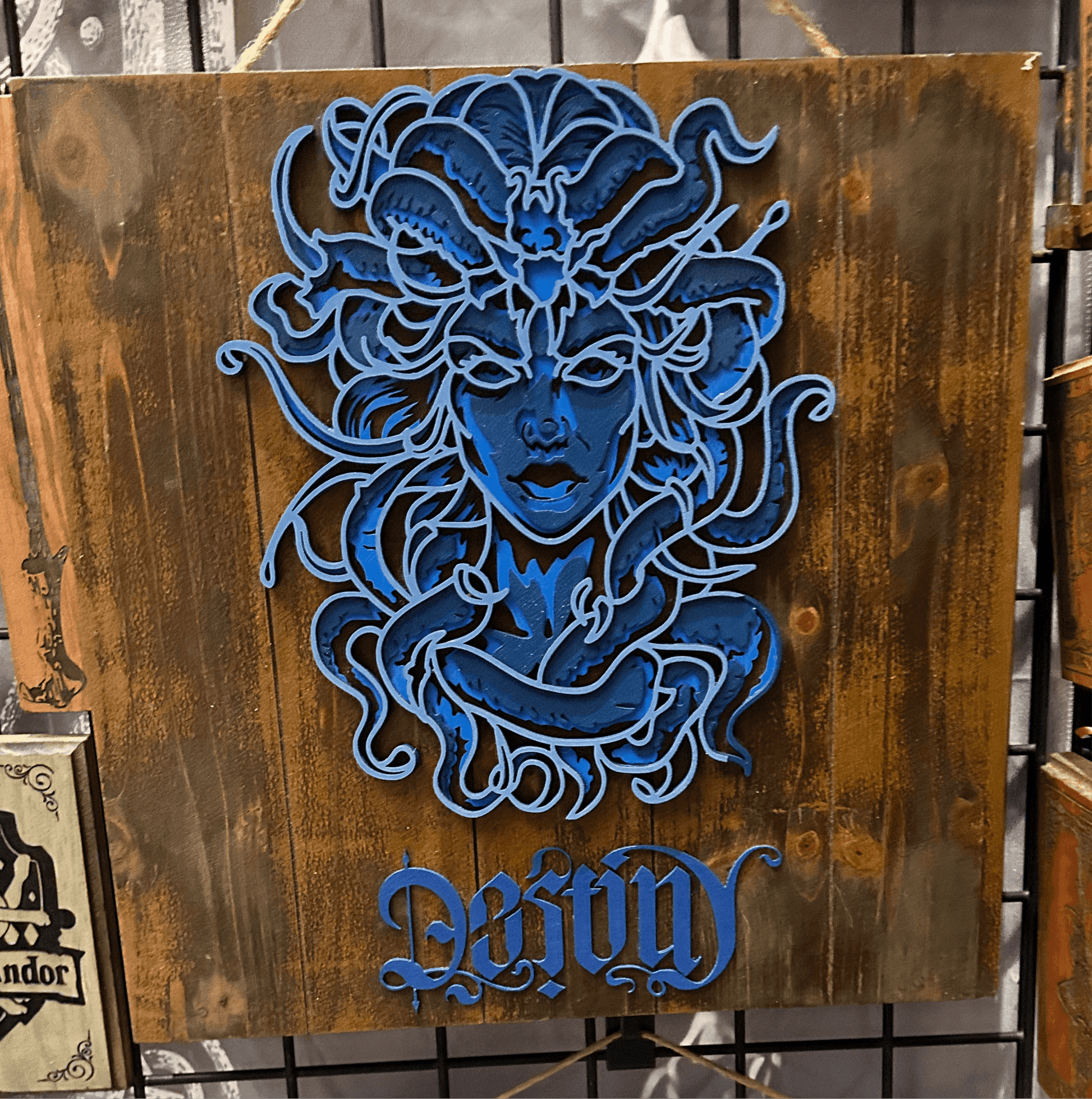 3D Backlit Medusa - Coffin Lid