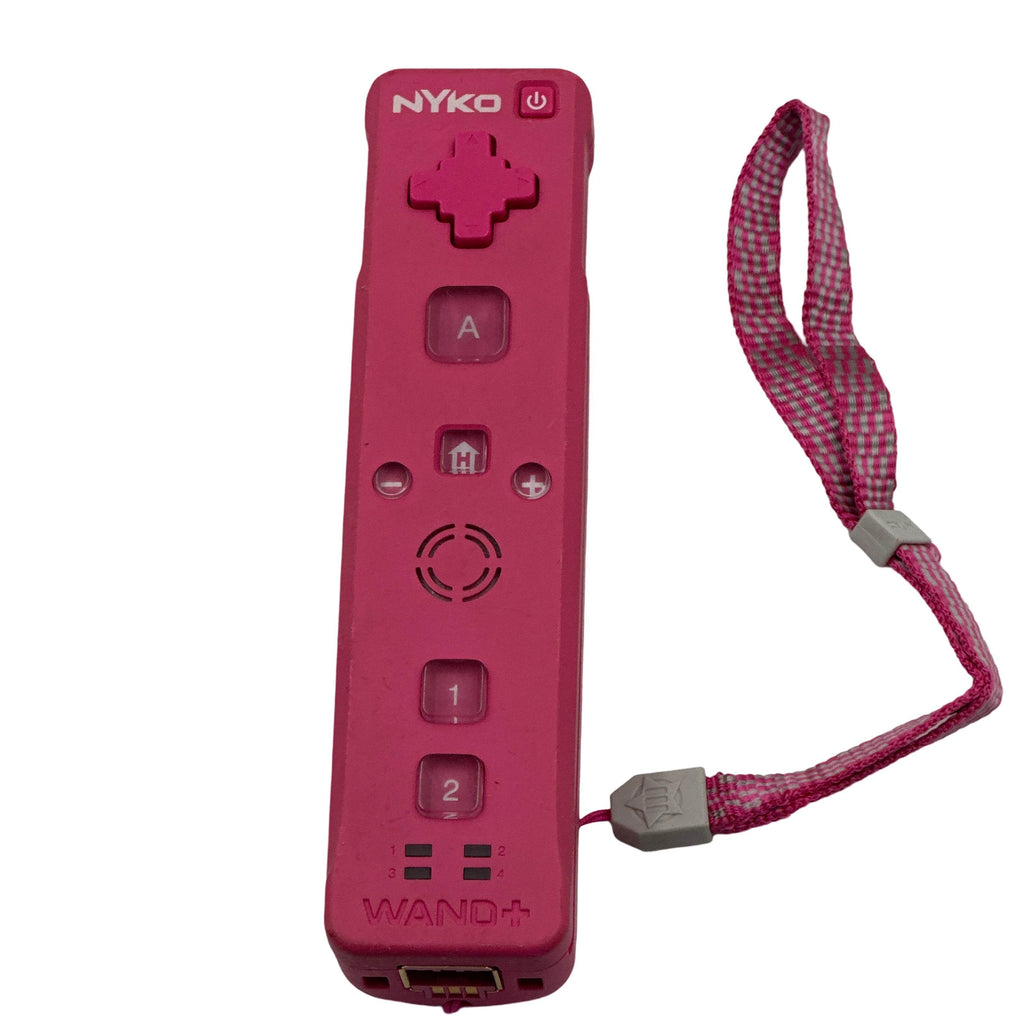 Wiimotes or Wii Nunchuks for Nintendo Wii Official-Controller - Pink Nyco Wand+ Remote