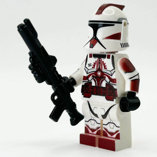 Security Clone Trooper (Phase 1) Minifig made using LEGO parts - B3 Customs - 