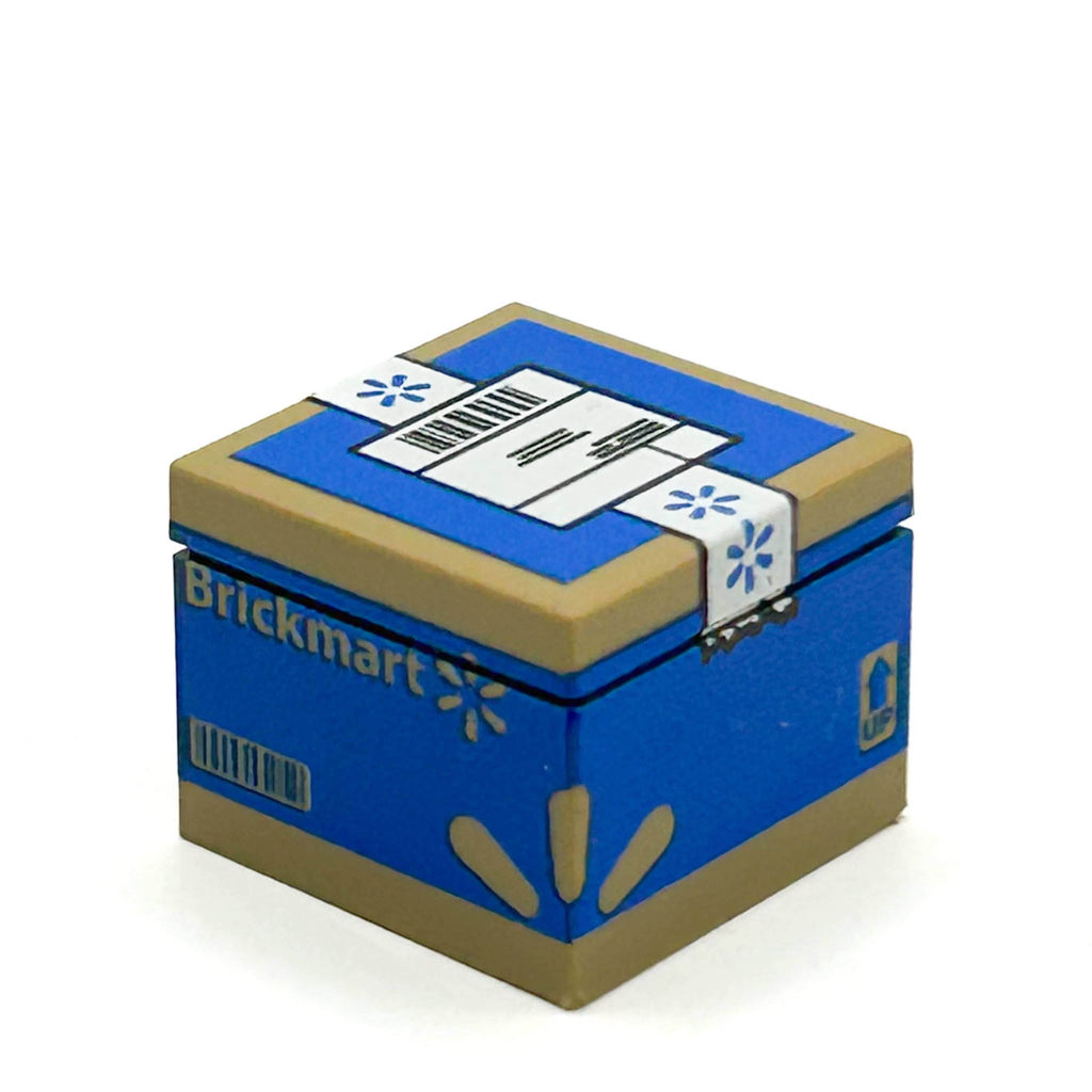 BrickMart Package / Shipping Box - Custom Printed made using LEGO parts - 