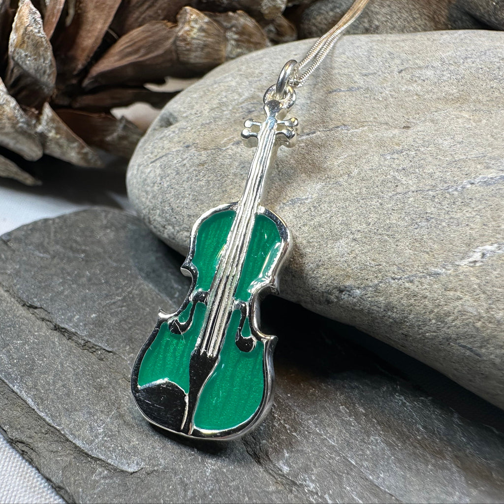 Realistic Fiddle Necklace