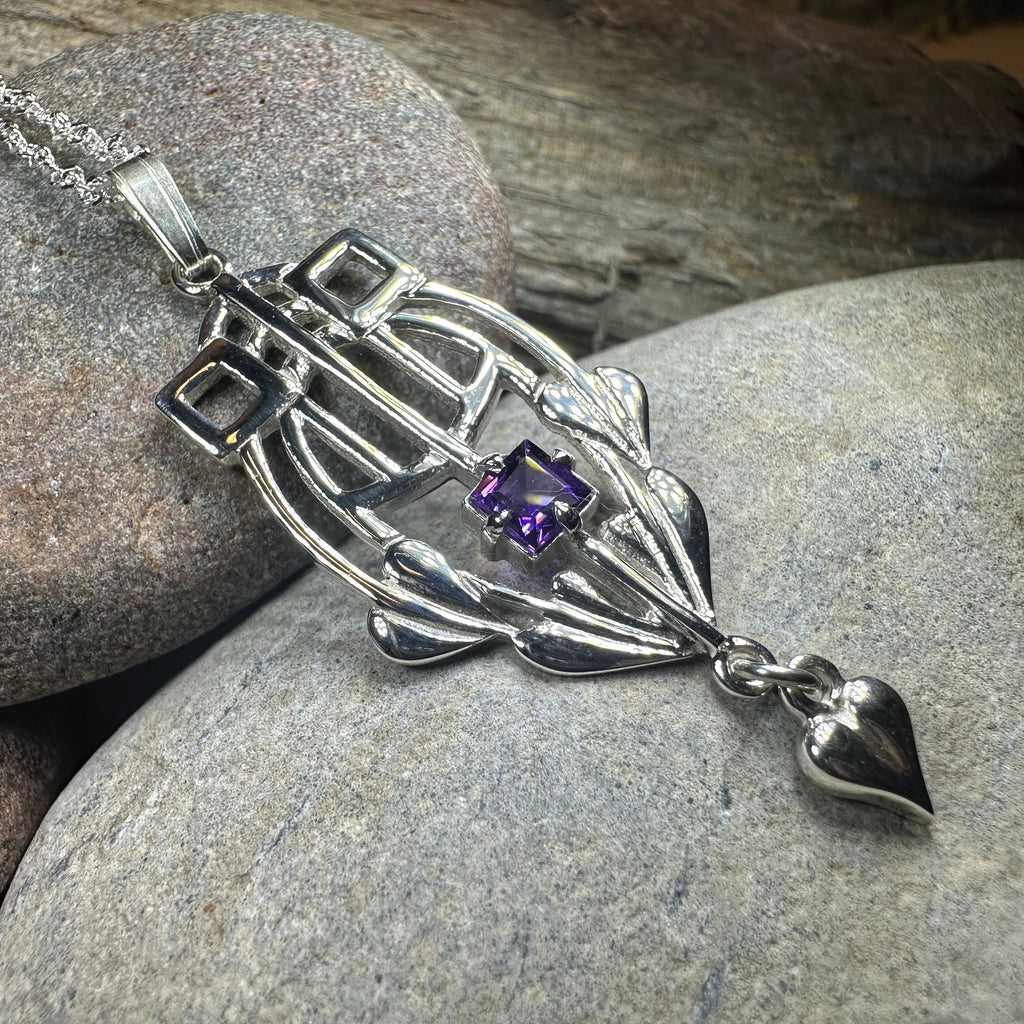 Scottish Mackintosh Thistle Necklace