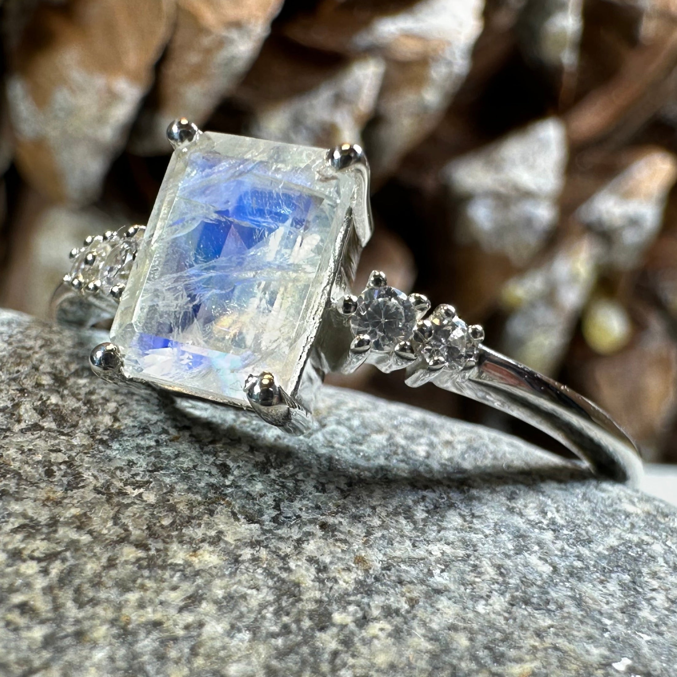 Hilaria Moonstone Ring