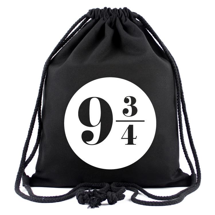Harry Potter Drawstring Bag Backpack Canvas Backpack for men and women