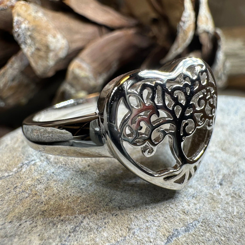 Heart Tree of Life Ring