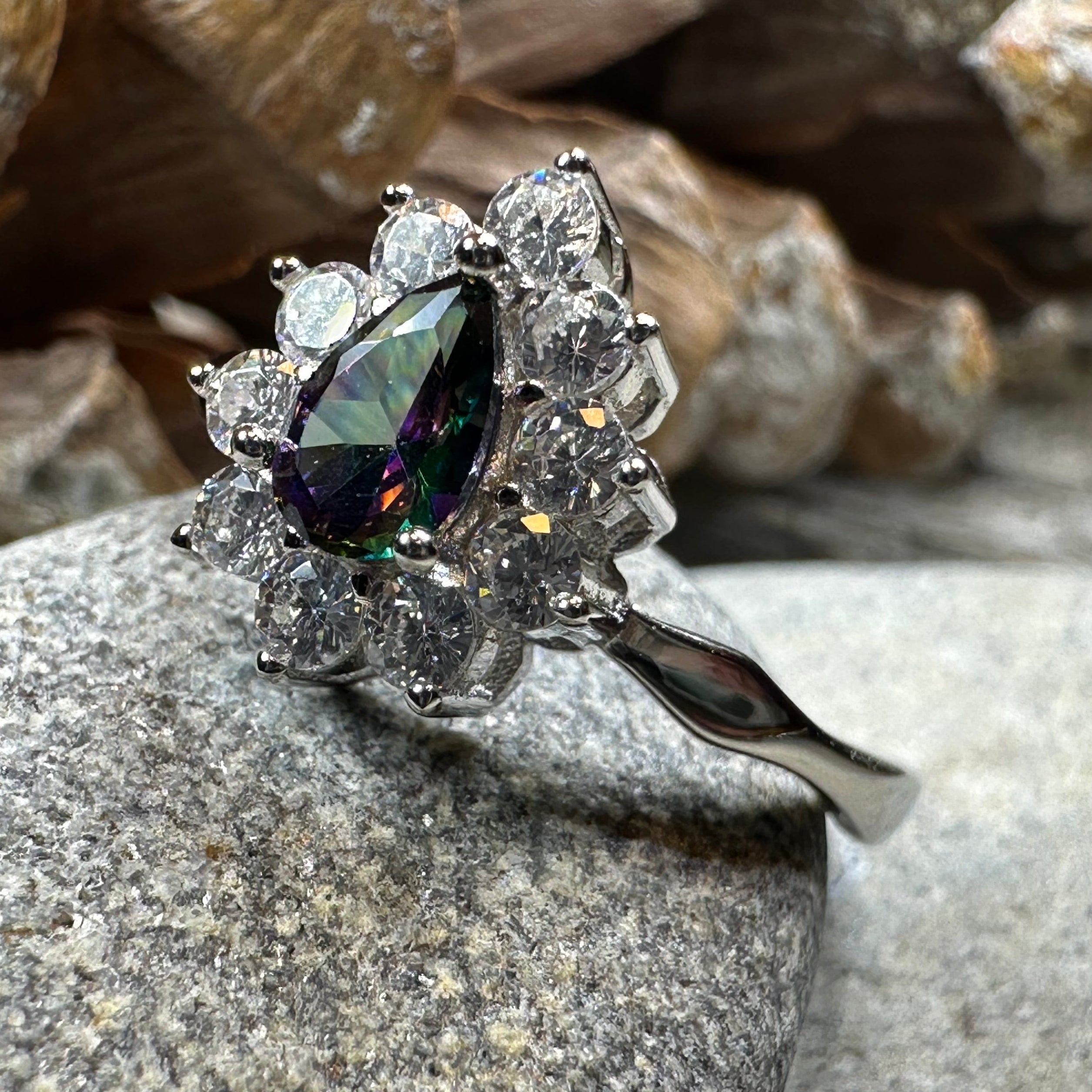 Celtic Vines Moonstone Ring