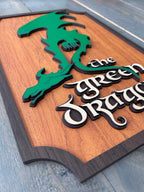 The Green Dragon Inn Sign