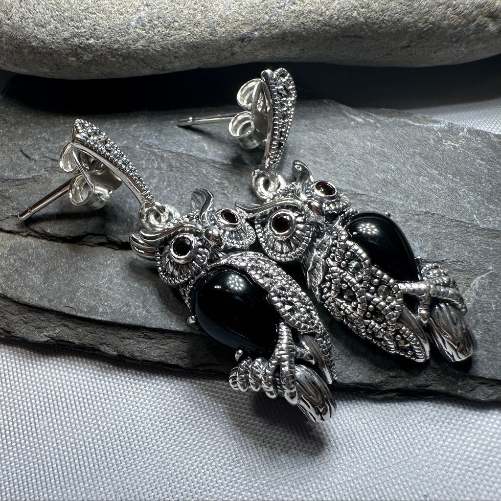 Marcasite Bee Earrings