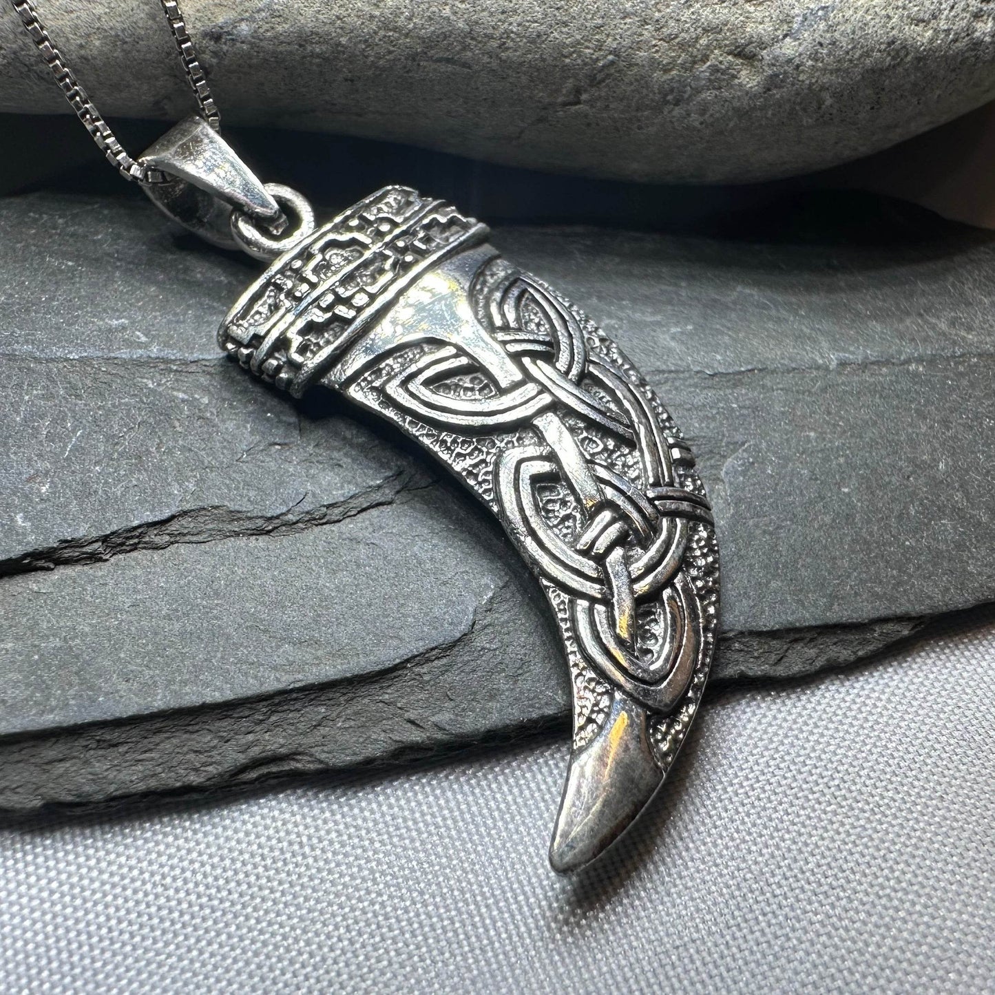 Celtic Wolf Claw Necklace - 