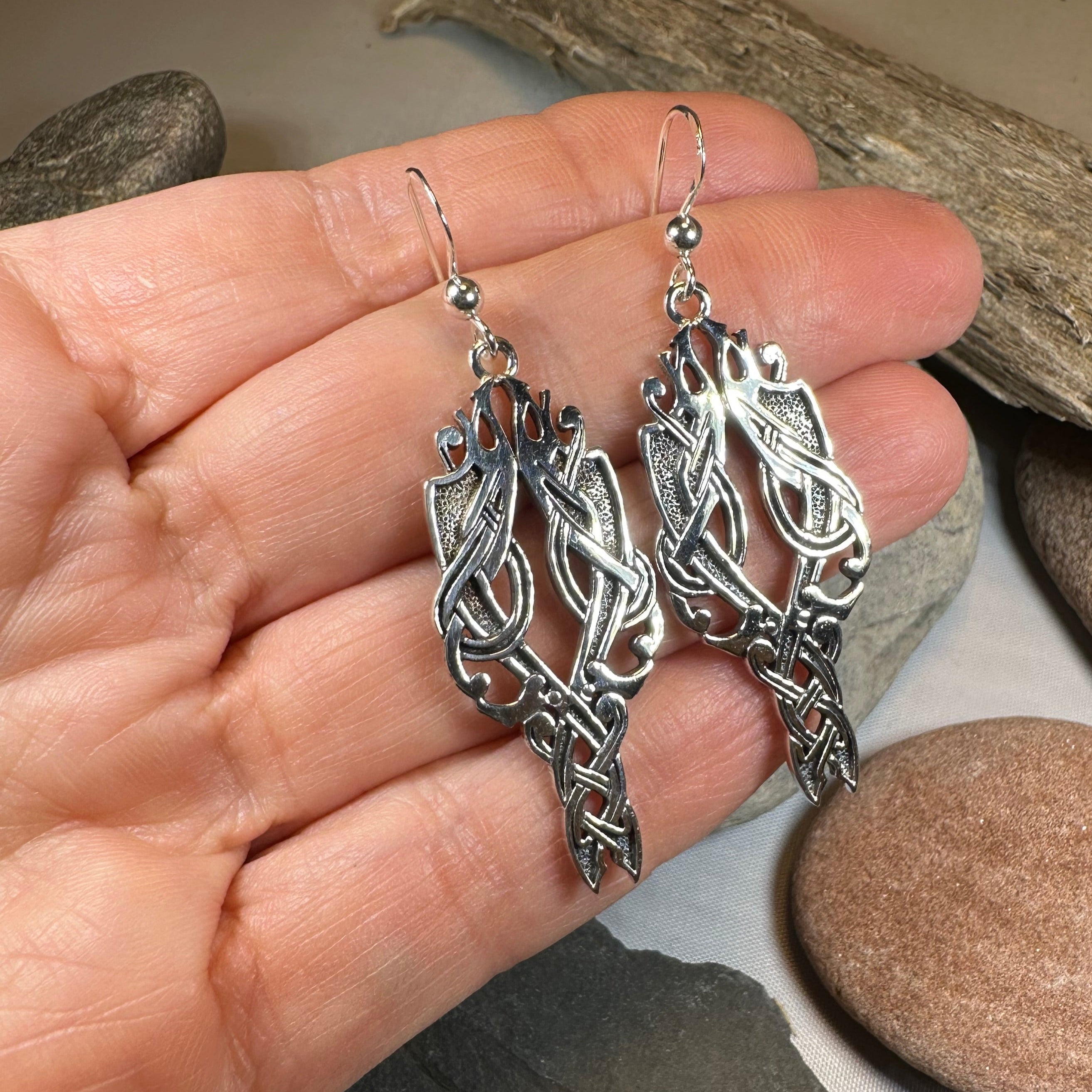 Unne Celtic Viking Earrings