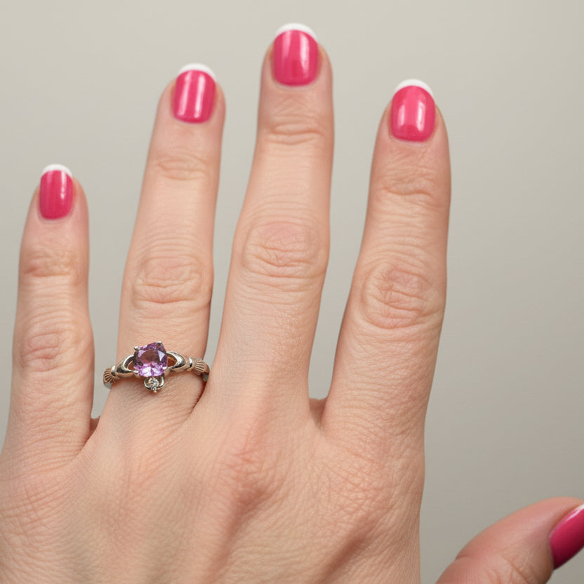 Ombre Claddagh Ring