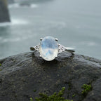 Winter Dawn Moonstone Ring